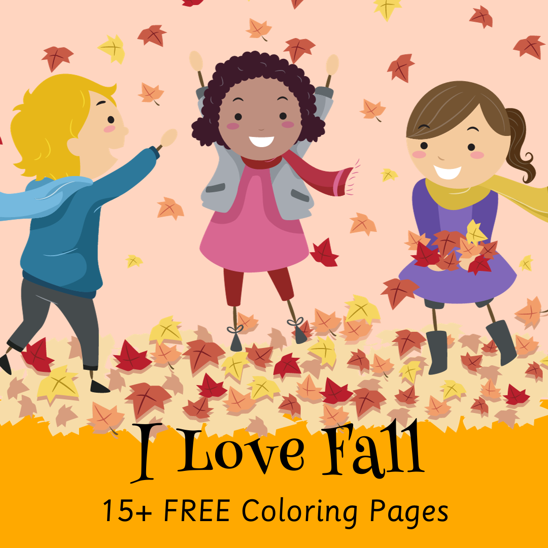 I Love Fall Coloring Bundle