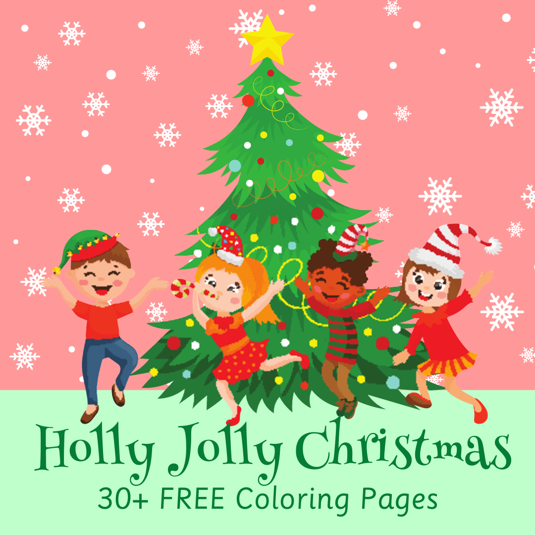 Holly Jolly Christmas: Coloring Page Bundle