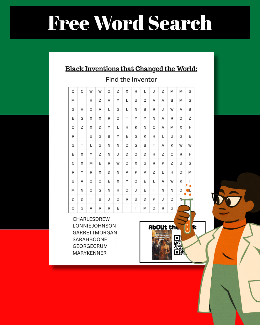 "Find the Inventor" Word Search