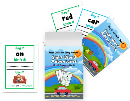 Sight Word Flash Cards (Sight Word Adventures)