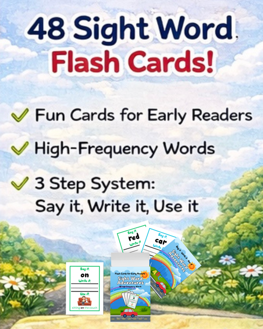 Sight Word Flash Cards (Sight Word Adventures)